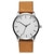 White Dial Brown