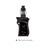 Black with red spray